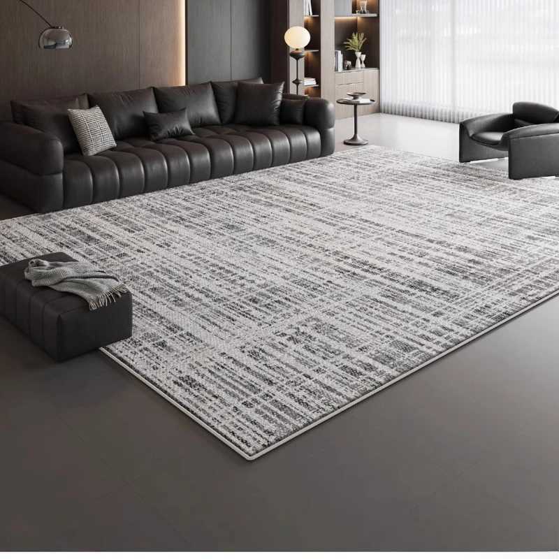 Light Luxury Living Room Decoration Grey Carpet Nordic Style Rugs for Bedroom Thick Plush Lounge Floor Mat Fluffy Soft Study Rug Y251110