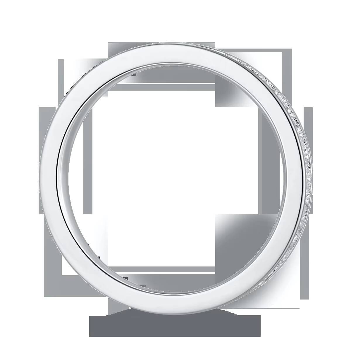 Light S925 Sterling Silver Selection D-color Moissanite Diamond Ring for Men and Women Engagement Ring Customization Supported