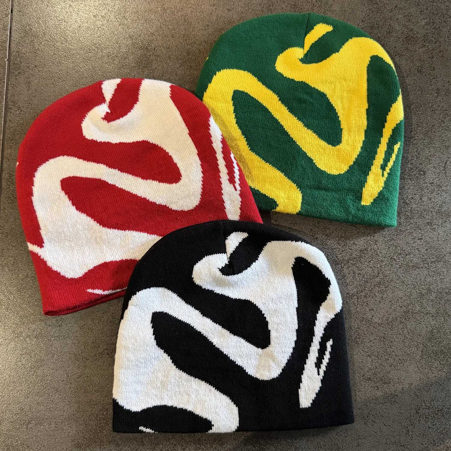 Women Hat Knitting Beanies Goth Tooth Caps Men Y2k Streetwear Winter Fashion Pullover Kpop Harajuku Vintage Warm Hip Hop UnisexXJ251110