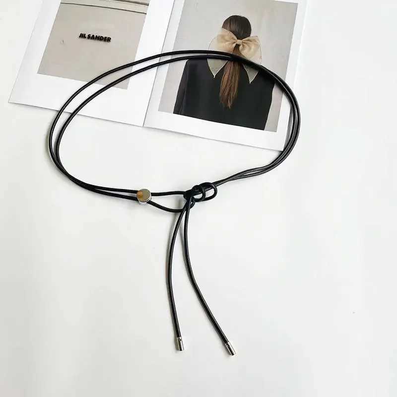 New Fem Waist Chain Dress with Long Waist Rope Knot Thin Strap Simple Decorative Tie Comes with Retro Dress String 30cm X250410