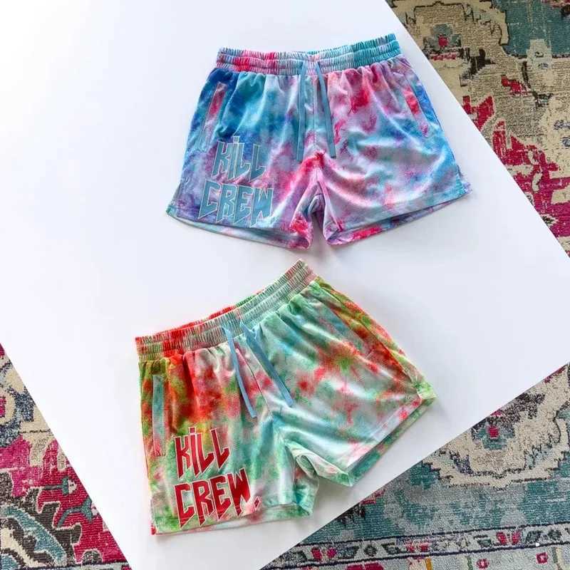 Sports shorts mens quarter knee sports pants summer fitness running breathable fast drying basketball pants X250410