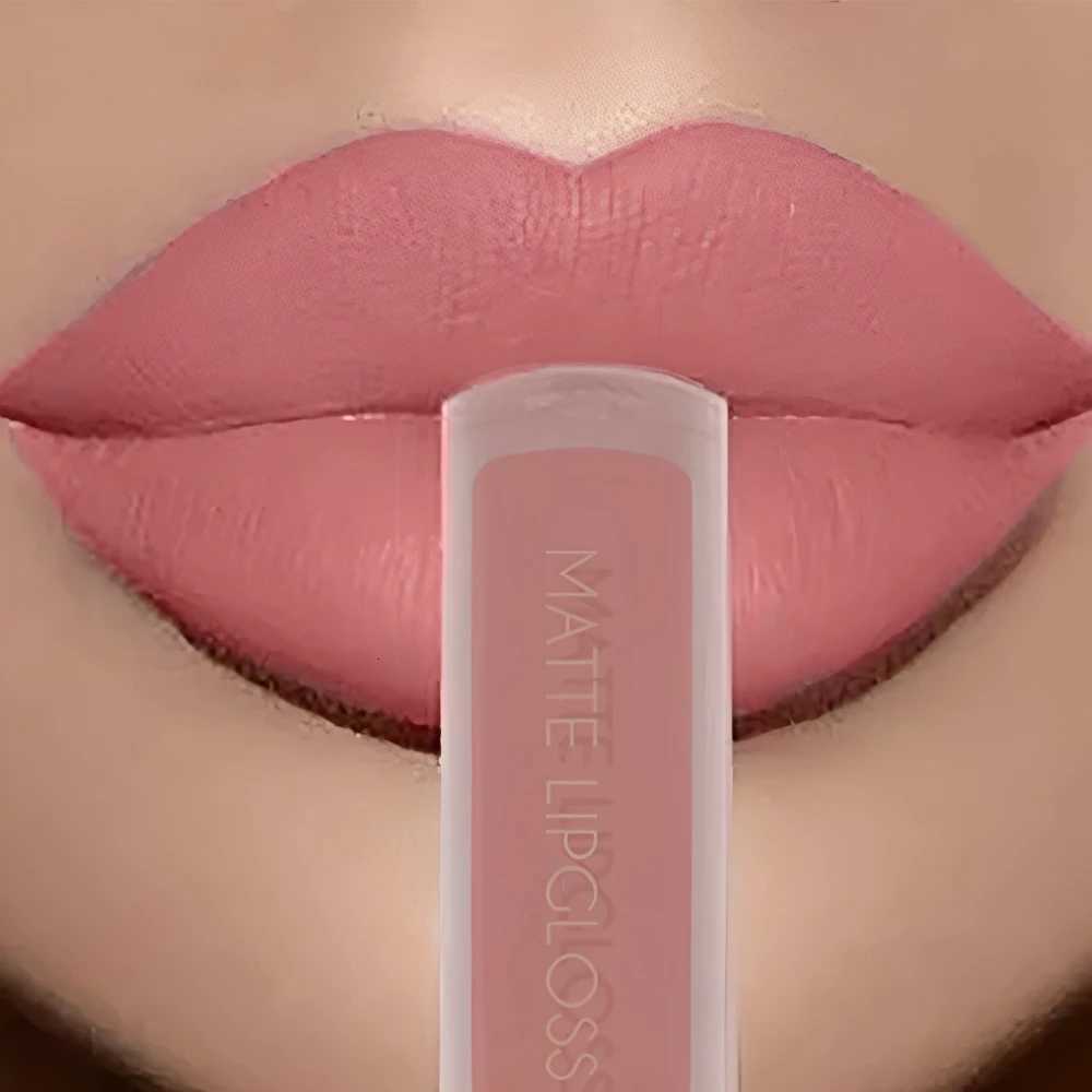 12Colors Creamy Matte Lip Gloss Long-lasting Velvet Non-drying Moisturizing Nude Berry Rose Lipstick Plump Lip Makeup CosmeticsT251110
