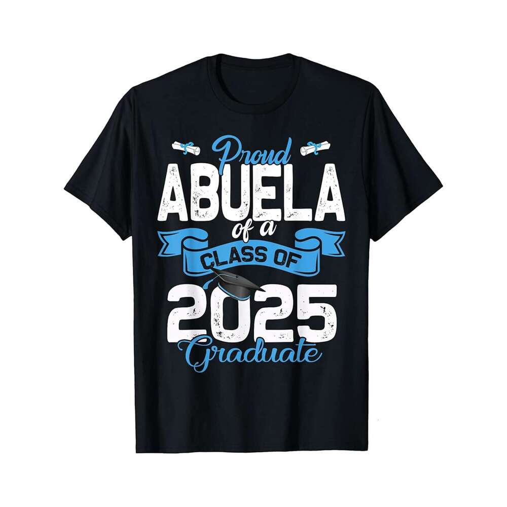 Designer T shirt Proud Auntie of a Class of 2025 Graduate funny Senior 2025 - 220g T shits