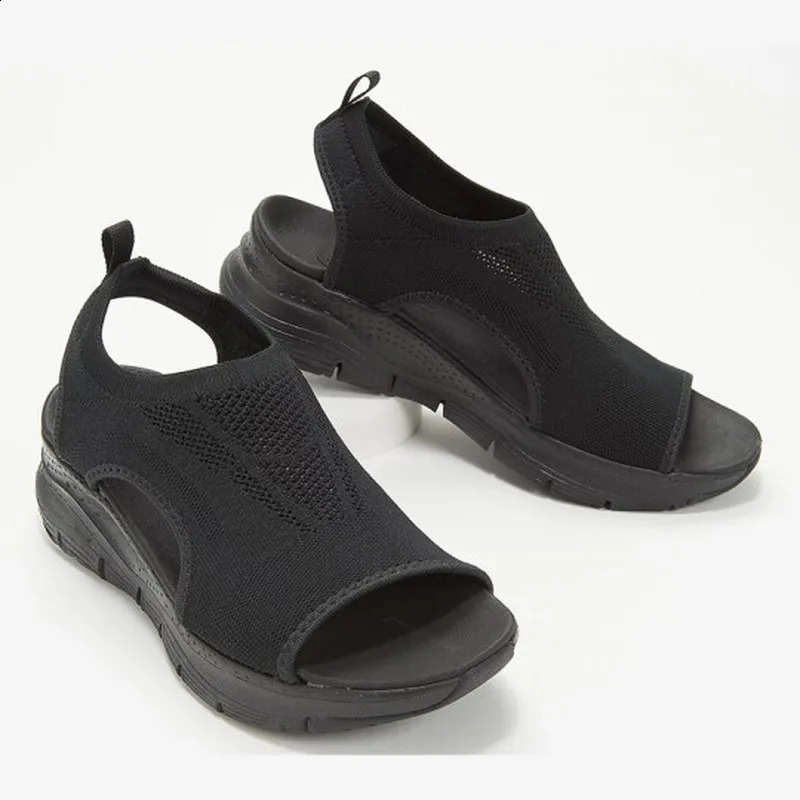 Womens Shoes Summer 2025 Comfort Casual Sport Sandals Women Beach Wedge Sandals Women Platform Sandals Roman Sandals Plus Size 250402