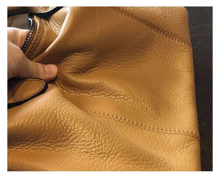 Genuine Leather Women New Retro Nature Soft Cowhide Handbag Versatile Composite Shoulder Bags