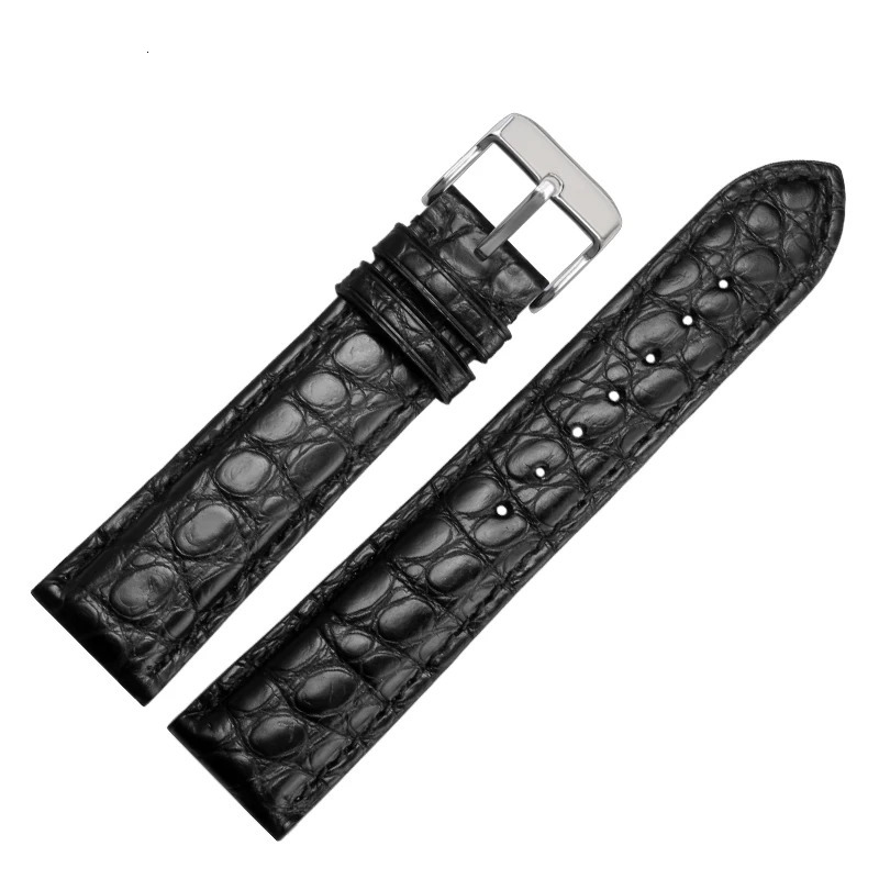 High quality Skin WatchBand Men Watch Strap Genuine Leather Bracelet 18mm 19mm 20mm 22mm 23mm Stainless steel buckle 250322