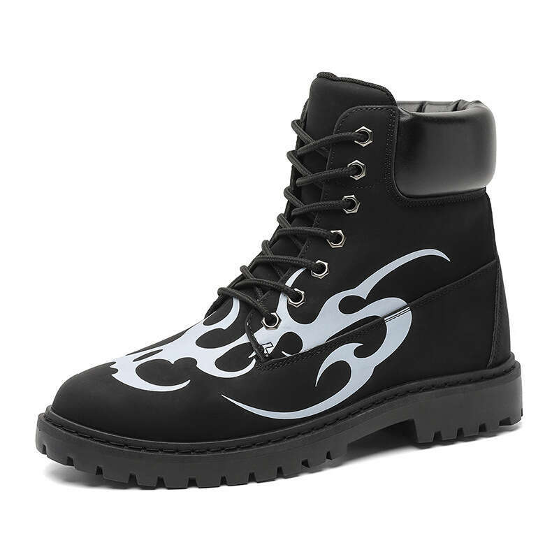 Niche Yellow Boots Parasitic Beast Series Casual Versatile Printed Set Sneakers Tattoo Stickers Original Design Z609