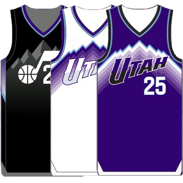 Utah Jazzs 2025-26 City Basketball Jersey Ace Bailey Walter Clayton Jr. Clarkson John Collins Keyonte George Markkanen Mykhailiuk Sexton Hendricks Men Women Youth
