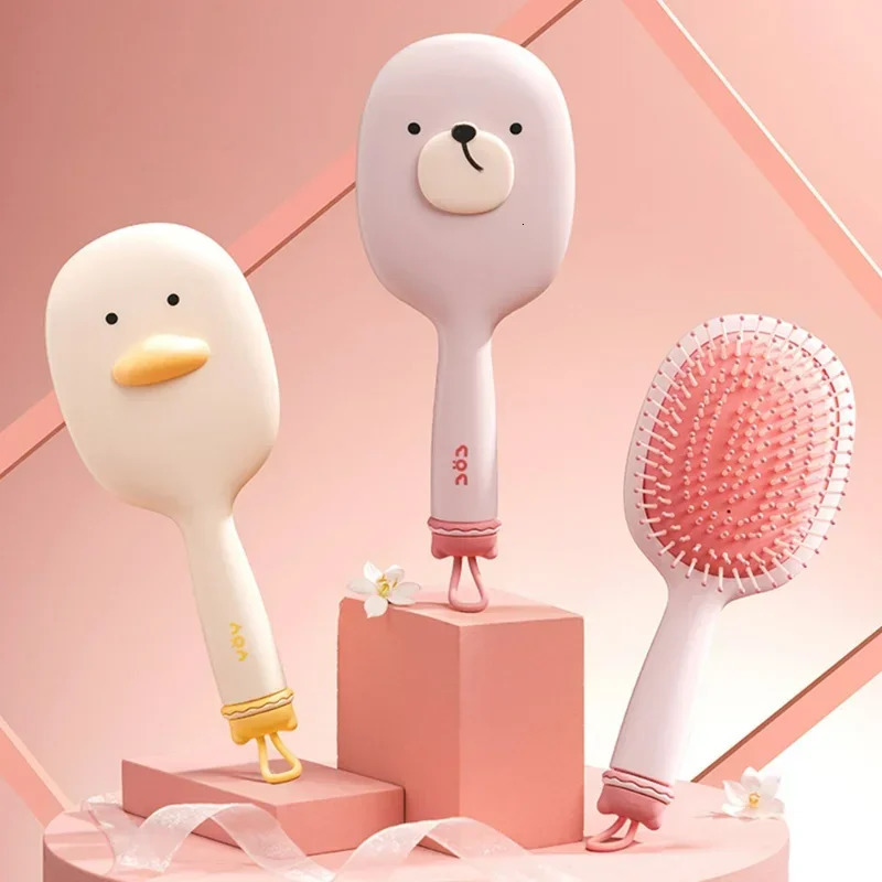 Azip A-Zip Airbag Hair Brush Scalp Massage Air Cushion Pink 1pc Beauty Accessories Hair Accessories Comb/Brush 251107