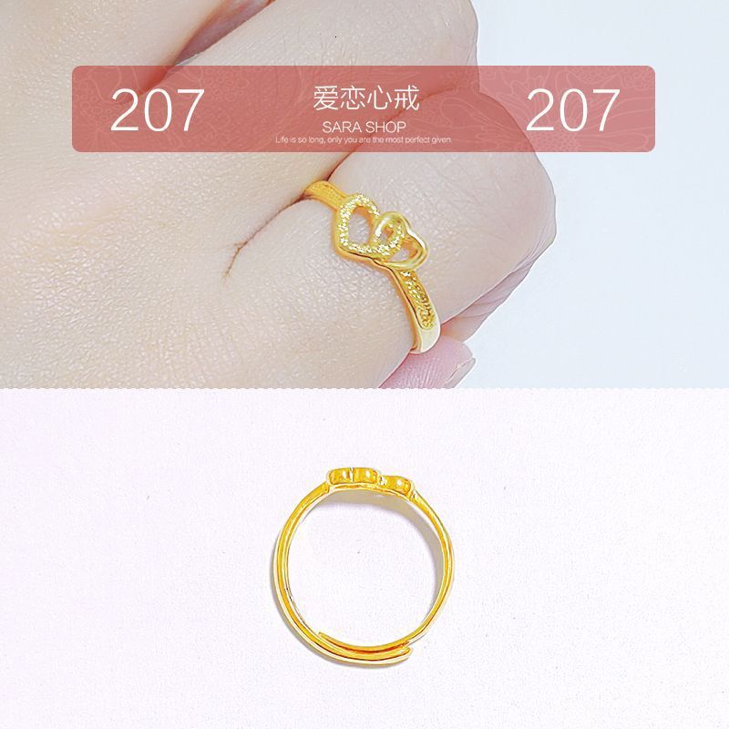 Adjustable Open Fashion Ring Gold-plated Ring For Women, Designer Ring Ins Style, Niche High-end Crown Wedding Ring For Men And Couples