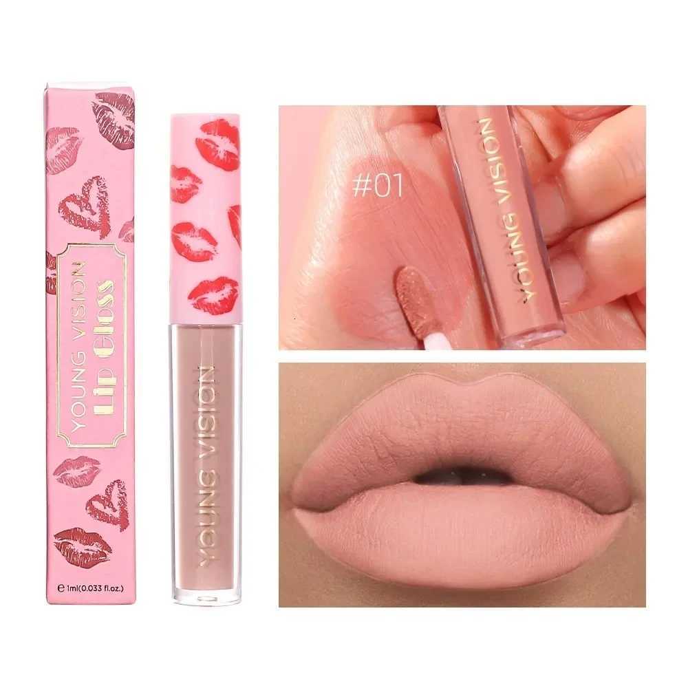 Creamy Velvet Matte Liquid Lipstick 12 Colors Waterproof Non-Sticky Long Lasting Lip Gloss Smudge Proof Highly Pigmented MakeupT251110