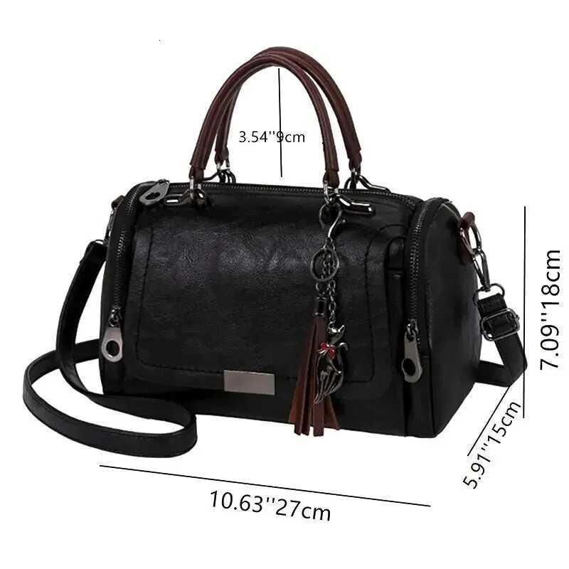 Classic Women Shoulder Bag Ladies Tassel Designer Handle Handbag Casual Women PU Leather Messenger Tote Bag Women K251110