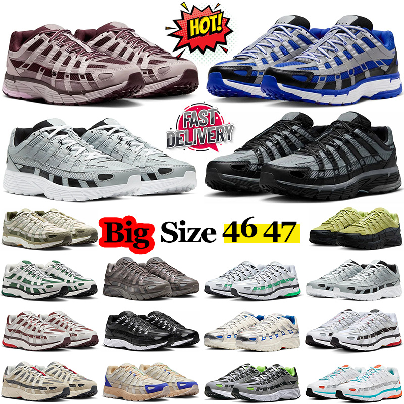 p6000 p 6000 running shoes men women Burgundy Crush Pink Foam Dark Stucco Electric Green Shadow Grey mens trainers outdoor sports sneakers big size 12 13