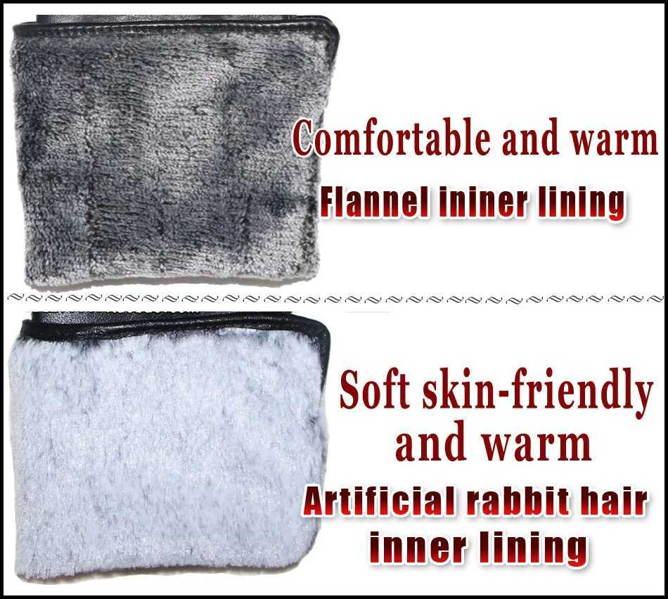 Leather Gloves Womens Sheepskin Mid-length Plus Velvet Thickened Winter Warmth Color Touch screen Authentic 2025 New style L251110