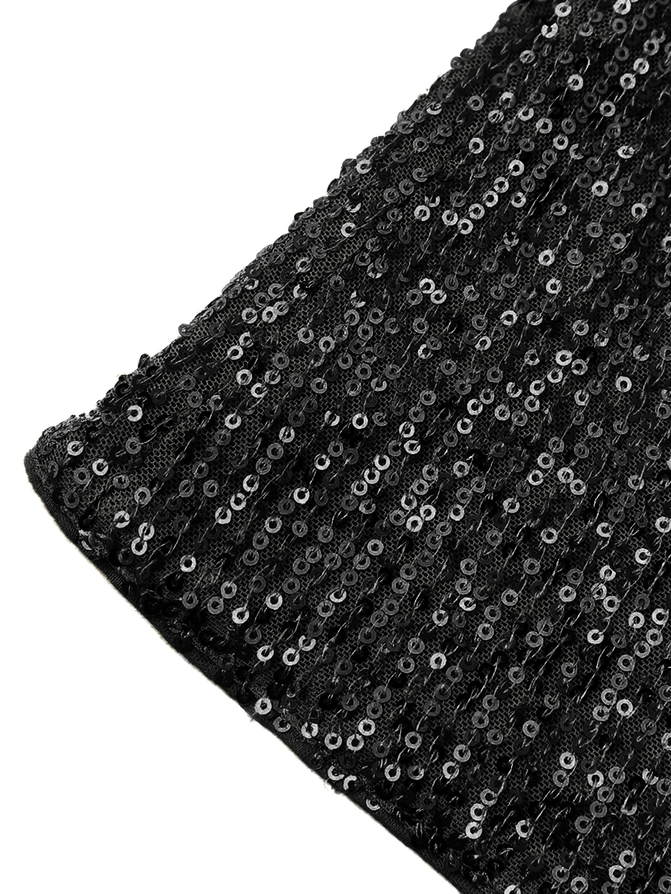 Chic Loose-Fit Womens Evening Wear with Glittering Appliques---D133