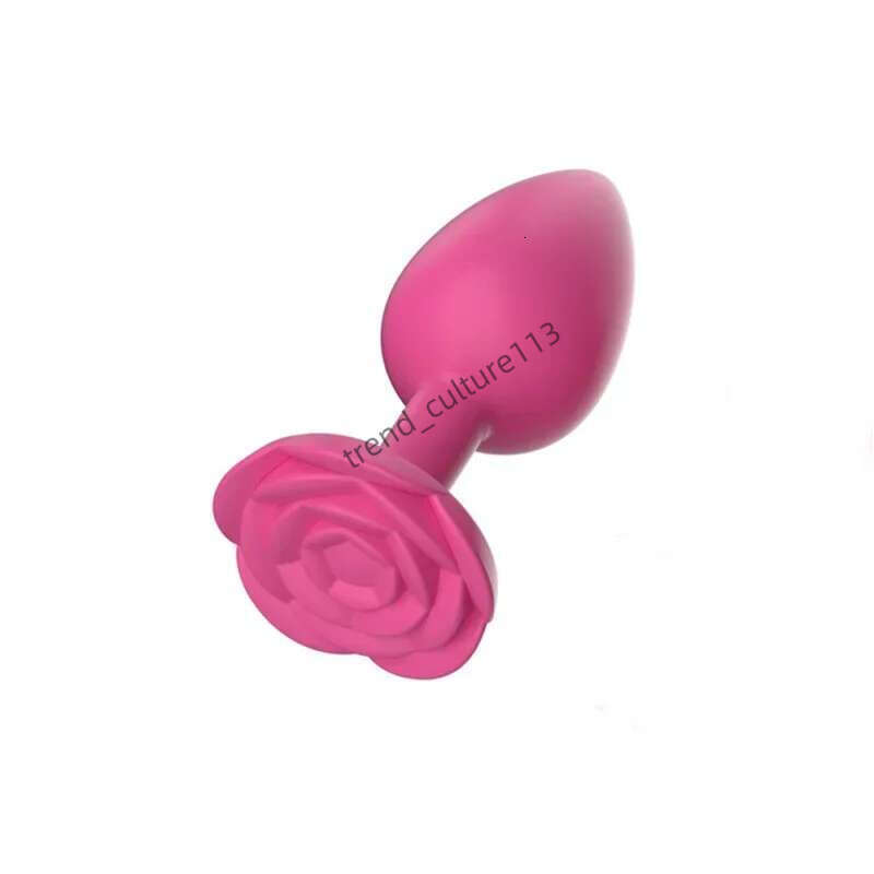 Rose Plug 3 Size Silicone Butt Plugs Stimulator Prostate Massager Anal Trainer Sex Toys For Men Women Couples