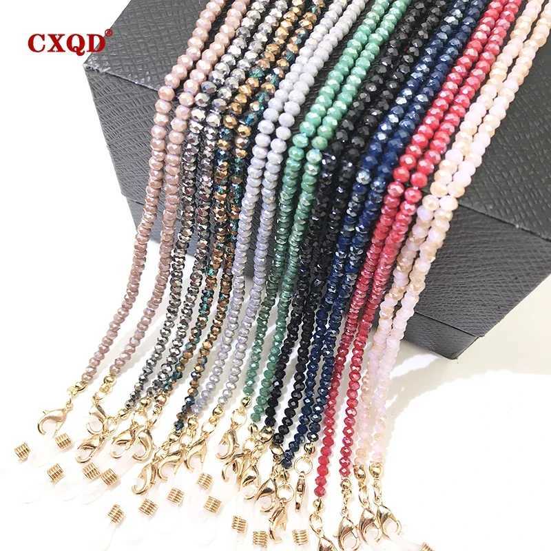 Handmade Fashion m Electroplated Reading es Chain Beaded Lanyard Wens Sunes Cords Eyewear Mask Holder Gift X250410