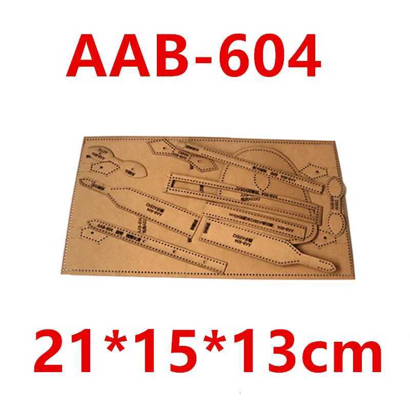 1Set DIY Kraft Paper Sewing Pattern For Handmade handbag Template Leather Craft Stencil Sewing 21x15x13cm K251110