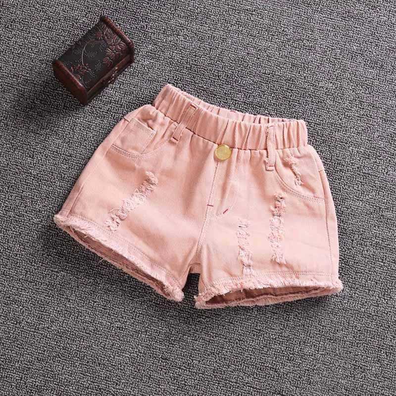 3-9-year-old childrens casual candy colored cotton shorts Z250410