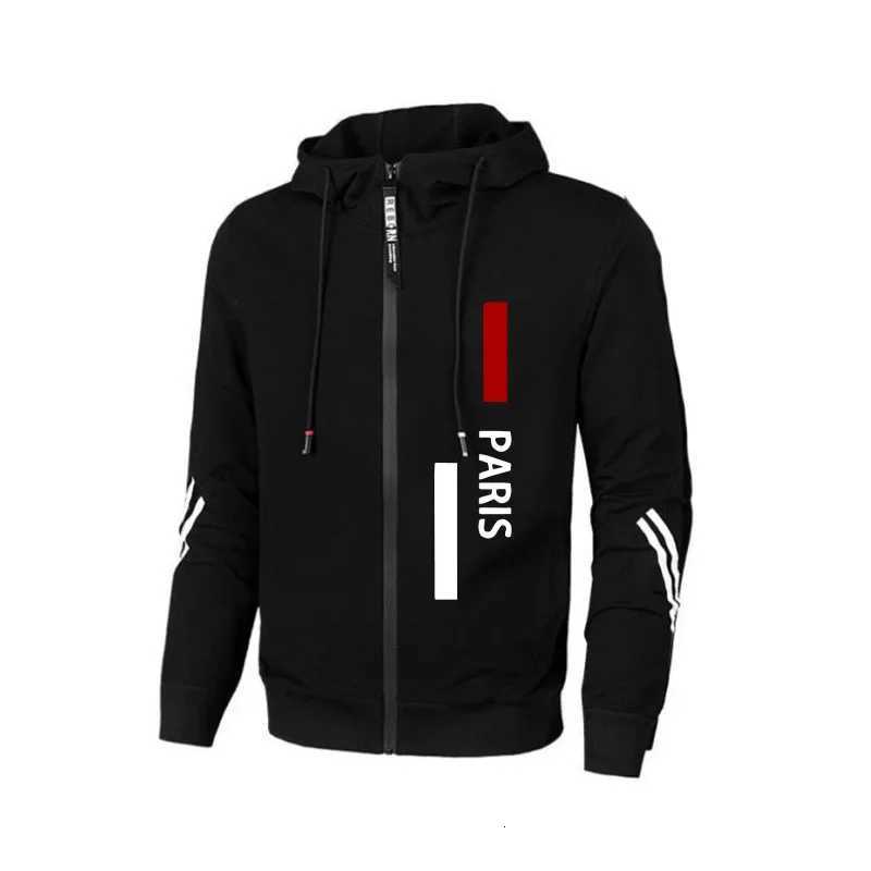 Fashion Mens Tracksuit Printed Casual Zip Jacket Coat Sports Jogging Mens Clothing Autumn Winter Single Piece Hooded Tops Pants W251110