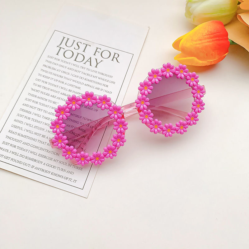 Kids Flower Sunglasses - Small Fresh & Cute UV Protection Eyewear for Children