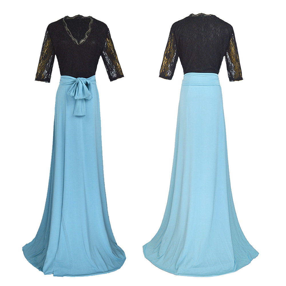 Autumn/Winter 2025 New Fashion Sexy Bandage Splice with Middle Sleeve Mark West Side Split Dress
