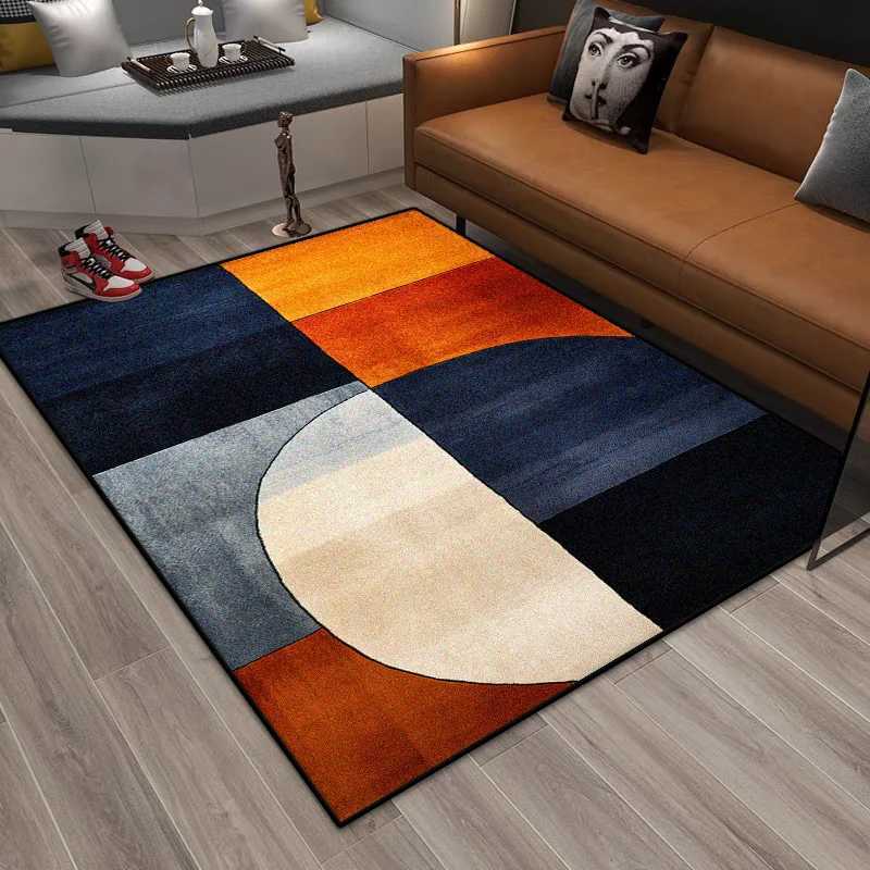 New Trend Geometric Pattern Area Rugs for Living Room Decor Home 3D Printed Carpets Luxury Bedroom Non-slip Floor Mat Lounge Rug Y251110