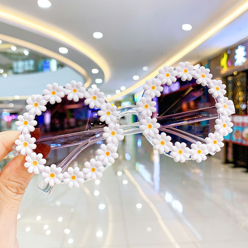 Kids Flower Sunglasses - Small Fresh & Cute UV Protection Eyewear for Children
