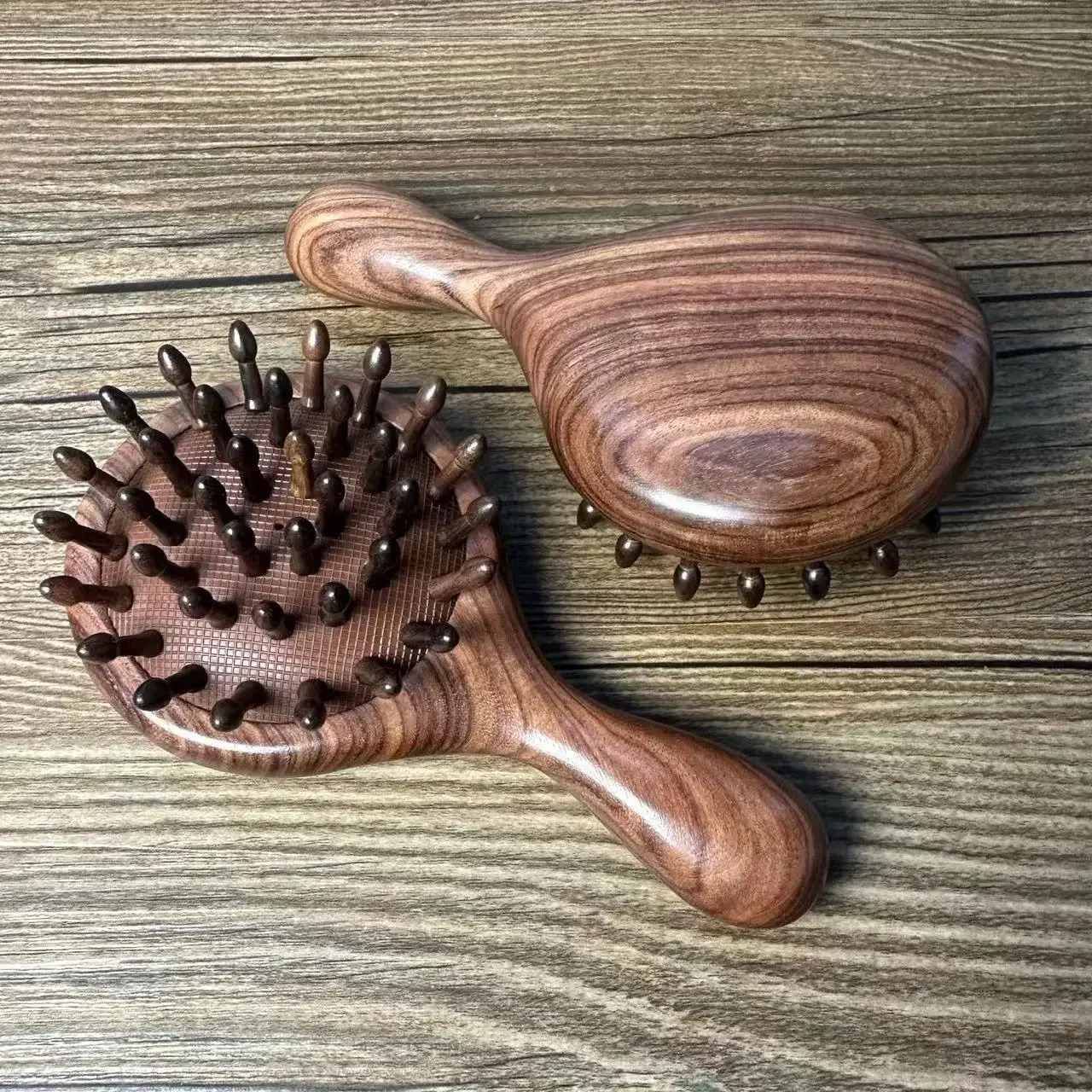 Natural Sandalwood Airbag Comb Premium Head Massage Anti-Hairloss Hairdressing Professional Comb for Men And Women 251107
