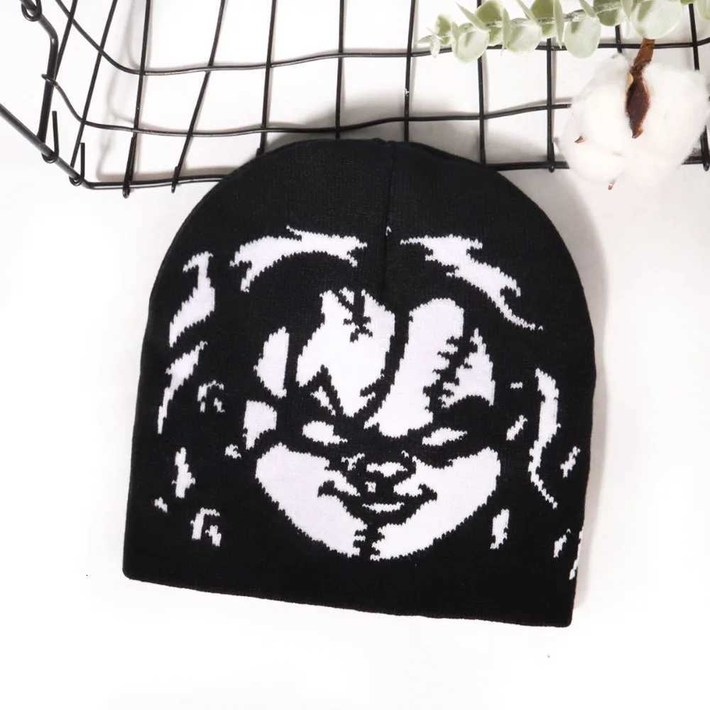 2025 Fashion Hat Knitting Beanies Goth Caps Men Women Y2k Winter Pop Harajuku Vintage Warm Hip Hop UnisexXJ251110
