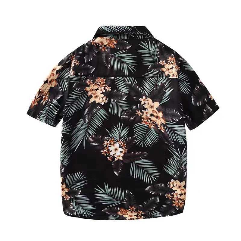 Mens summer short sleeved lapel shirt new style daily casual breathable comfortable simple and fashionable X250410