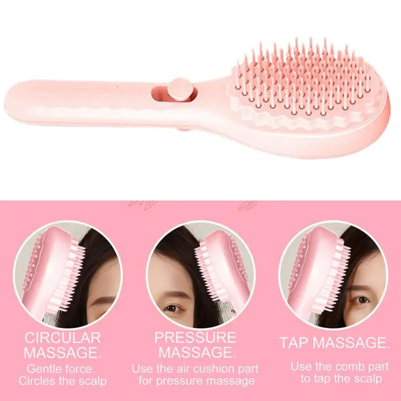 Portable Telescopic Comb with Scalp Massage Self-Cleaning Womens Salon Styling Tool Compact Magices Comb 251107