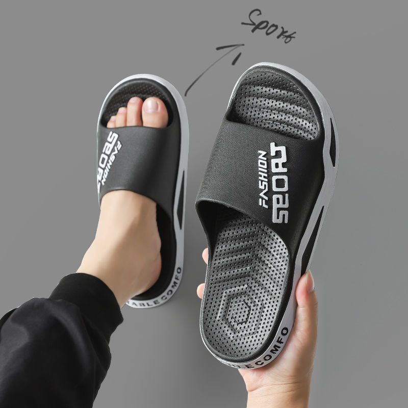 Fashion Street Outdoor Sports Basketball Style Soft Thick House Slippers Unisex Couple Slippers free shipping
