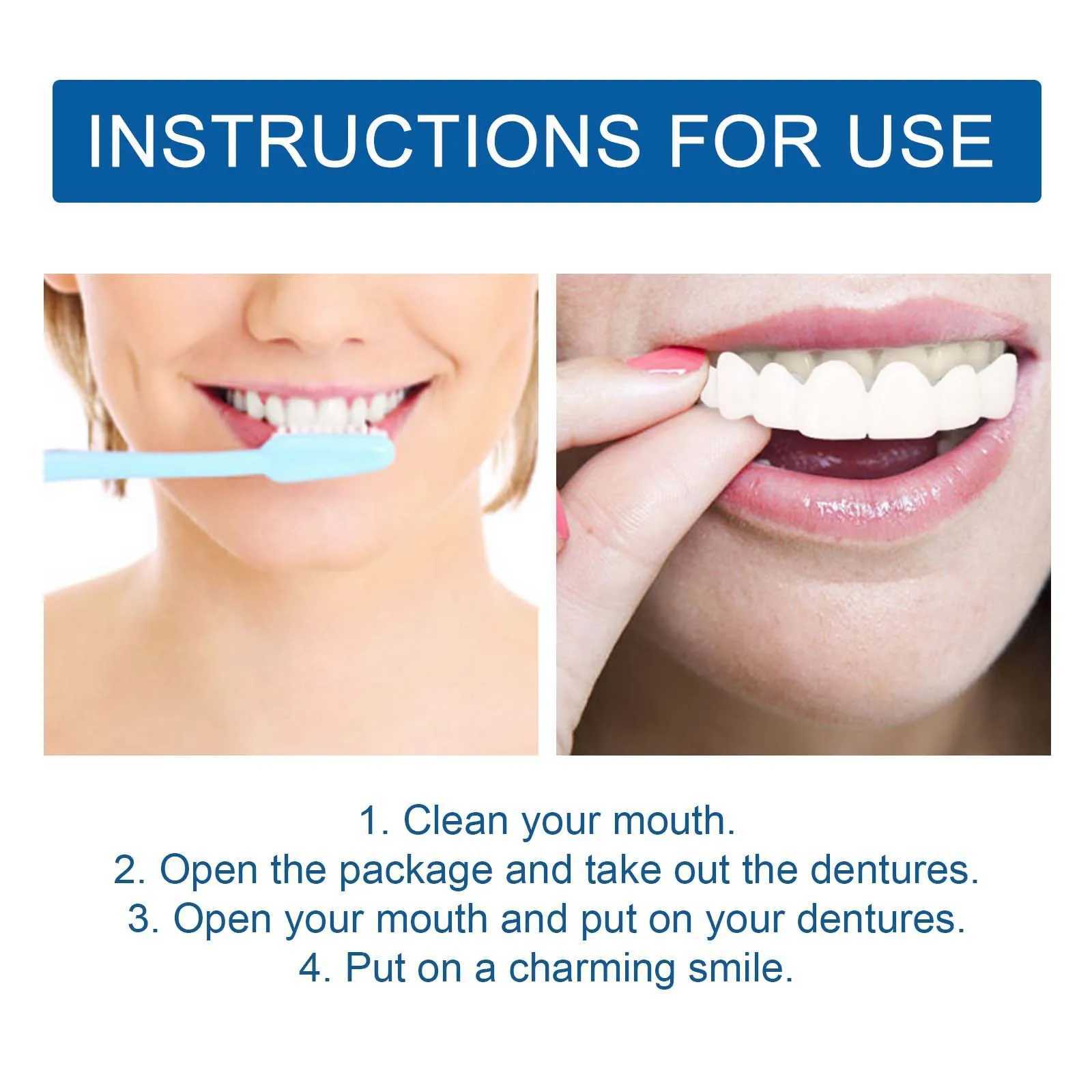 New Arrival Adjustable teeth set instant smile veneer teeth whitening natural portable bracket decorative gap between teeth Z250409