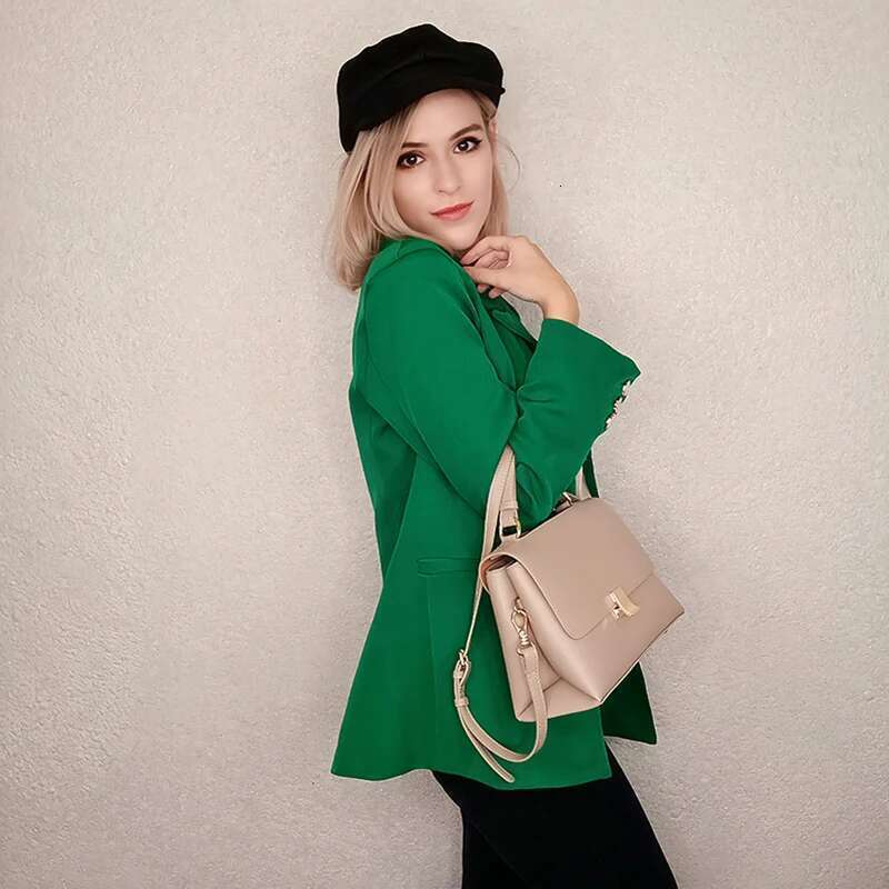 Cnoles Brand Women's Leather Soft 2023 Fashion Satchel Handbag Shoulder Tote Bags Top Handle Crossbody Bag Removable Straps