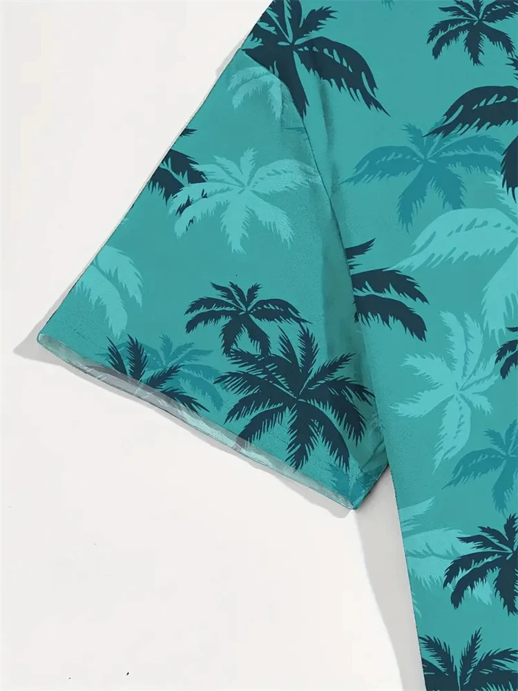 2025 Summer Animal Crane Men Hawaiian Shirt 3d Plant Shirt For Men Flower Print Plus Size Hawaiian Shirts Beach Flower Shirt 5xl 250408