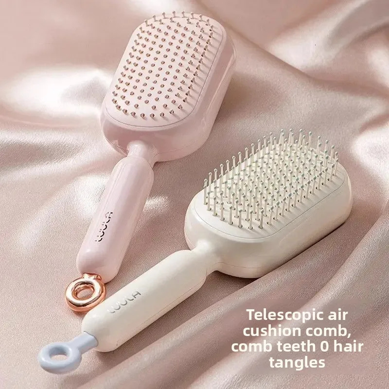 Portable Automatic Massage Comb Anti-Static Air Cushion Comb Easy to Clean Fluffy Professional Salon Hairdressing Comb 251107