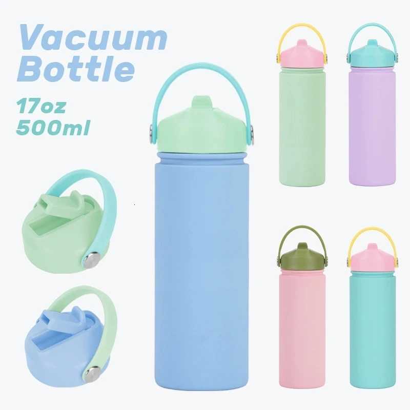Fashionable cup New Insated Stainless Steel Sports Water Cup 17OZ Portable Handheld Water Cup With Straw Insated Cup And Straw Cup Y251110