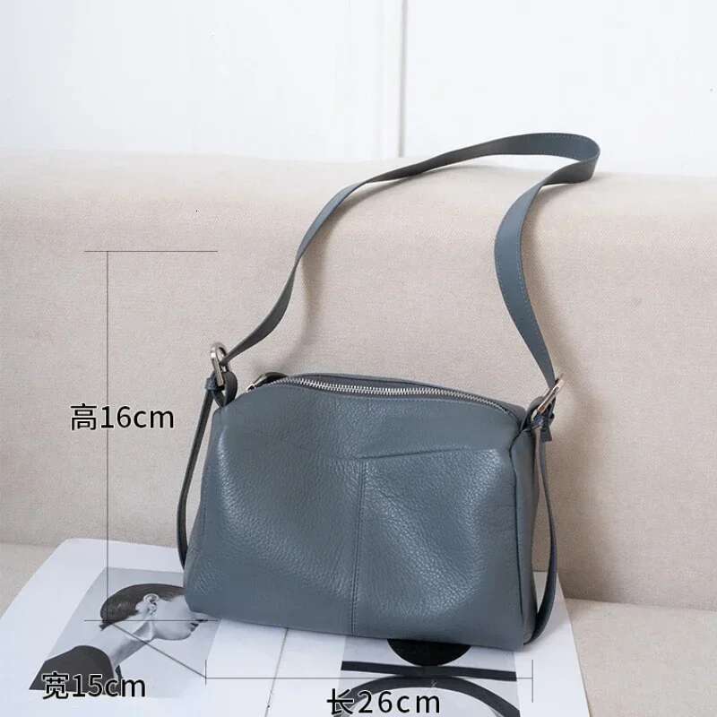 Genuine Leather Women's Shoulder Bag,Quality Messenger Hobo, Versatile Pillow Bag For Ladies' Commuting & Crossbody Use