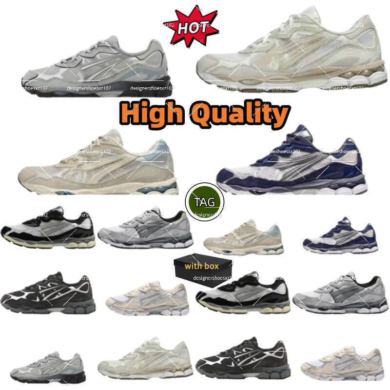 With Box Acisics Gels Nyc Designer Shoes Sneakers Gray Blue White Black Mens And Women Outdoor Trail Sports Shoes Cushioned Breathable Professional Running Shoes