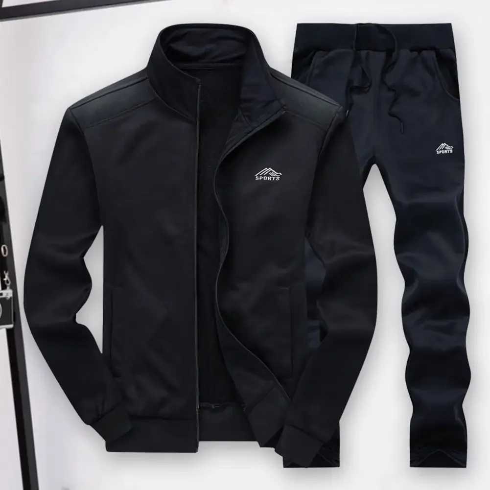 4XL Mens Tracksuit versized Casual Set Baseball Sweat Suit Men Clothing Sportwear Large Size Jogging Suit Autumn Spring W251110