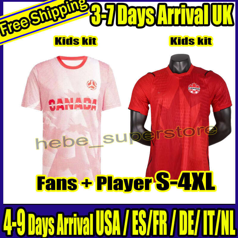 S-4XL 2026 2027 Canada Soccer Jerseys DAVIES EUSTAQUIOBUCHANAN LARIN DAVID OSORl0 Kits Men's Uniforms football shirts T home away third MEN WOMEN national team