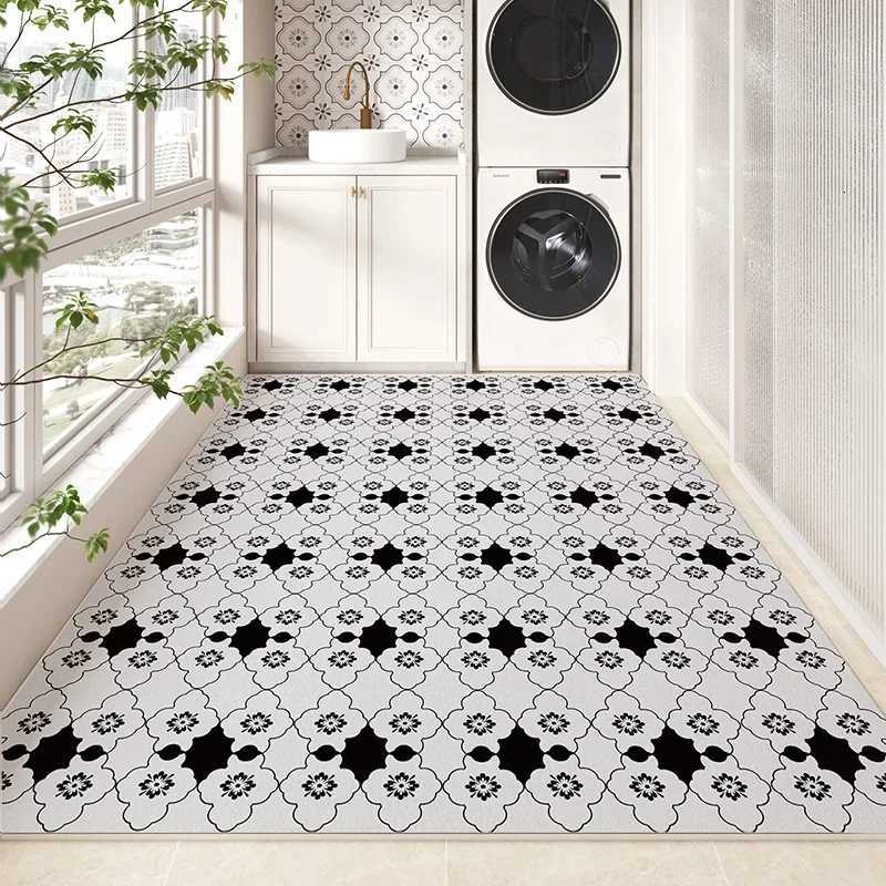 Artistic Geometric Carpet Carpets Kitchen Decorative Floor Mats Balcony Easy Clean Mat Luxurious Y251110
