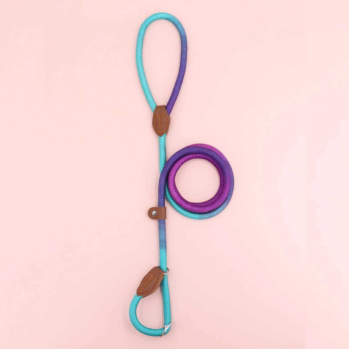 A colorful pet dog leash for indoor and outdoor use J251110