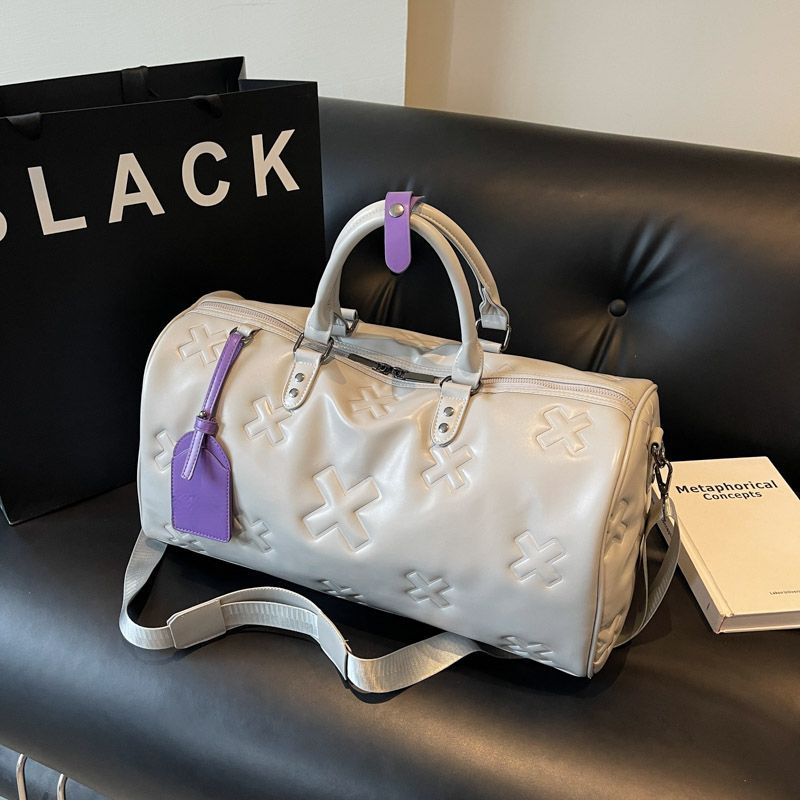 Fashion Winter New Designer Bag Women's Embossed Travel Bag Large Capacity Handbag Business Travel Sports Storage Fitness Bag