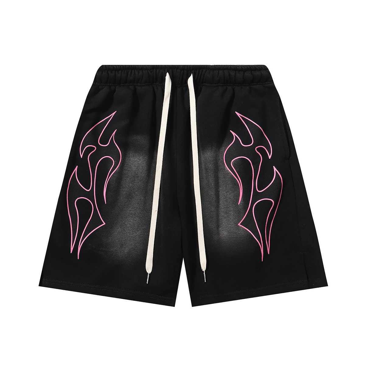 Fashion Street Summer Mens Shorts Printed Bottom Shorts Elastic Jogging Sports Loose Fit Mens Shorts Y2k Harajuku Shorts X2504101