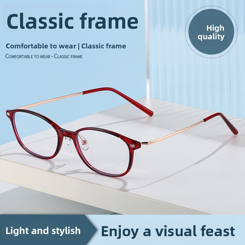 2025 New Fashion Anti-Blue Light Metal Optical Frames for Prescription and Non-Prescription Glasses Wholesale from Cross-Border Manufacturer