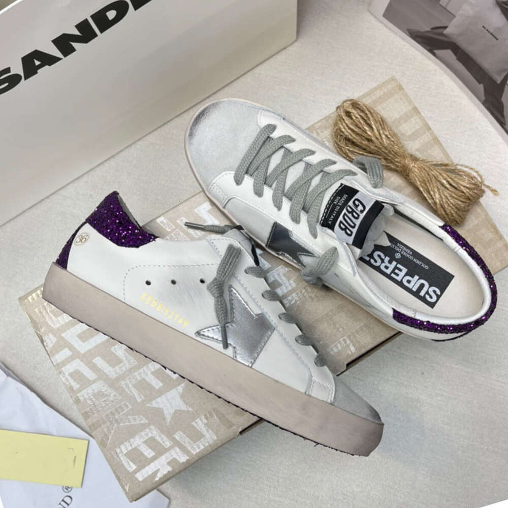 Designer Casual Shoes Loafers Sneakers Super-star Shoes Leather Italy Dirty Old Shoe Brand Women Men Black White Ball Star 3574197