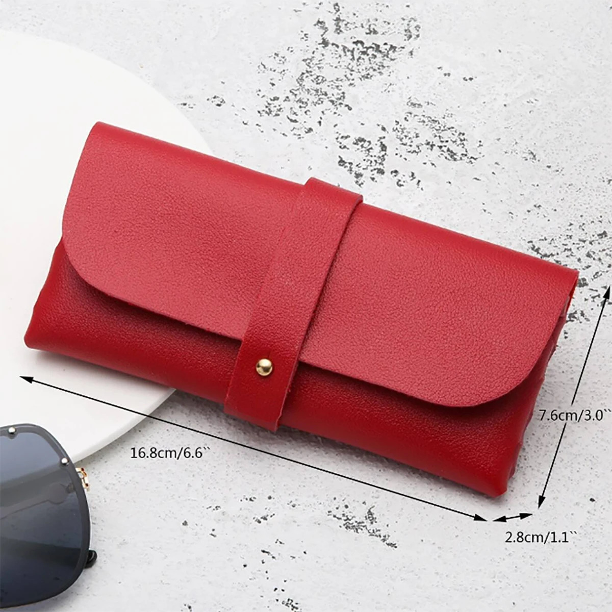 1 classic glasses bag womens protective cover soft portable sunglasses case reading 250410