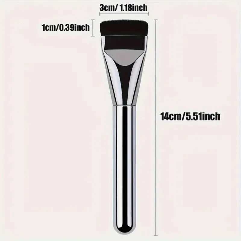 CHARMINGPOSE Flat Foundation BrushSpecial-Shaped Makeup Sponge Set Ultra-Slim Streak-Free Brush Unique Design Sponge L251110
